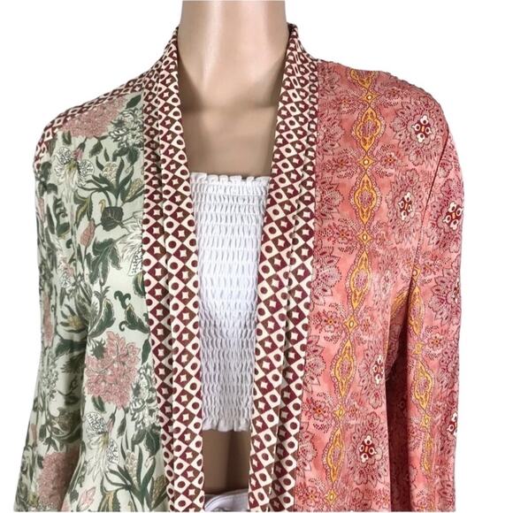 TELL YOUR FRIENDS Kimono Sz XS Versatile Oversize Wide Sleeve Luxury Boho Fairy - Picture 7 of 16